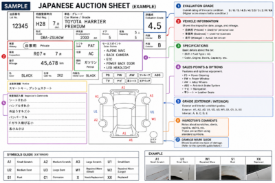 AUCTION SHEET